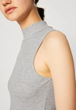 Even&Odd Perkin Neck Midi Bodycon Dress - Jersey Dress - Mottled Grey 11 Even&Odd Perkin Neck Midi Bodycon Dress - Jersey Dress - Mottled Grey -Even&Odd 7867d7c0c842414abca4092732b274e1