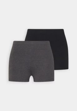 Even&Odd 2 Pack - Shorts - Black/Mottled Dark Grey -Even&Odd 79c886acc91a4034b87747255e4c53a7
