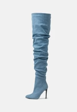 Even&Odd High Heeled Boots - Blue Denim -Even&Odd 7dcd95c35f204aa78d383506b7eb5af0