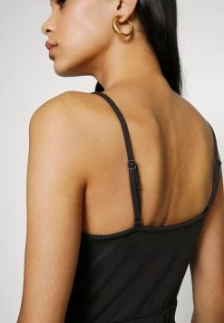 Even&Odd Strappy Warp Mini Bodycon Punto Dress - Shift Dress - Black -Even&Odd 7ec144b7d47d45a28fb9ca73e683b881