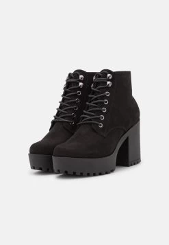Lace-Up Ankle Boots - Black 8 Lace-Up Ankle Boots - Black -Even&Odd 824f5a221f96450ba741faabb005da08