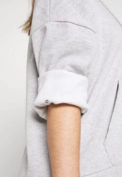 Even&Odd Zip-Up Sweatshirt - Mottled Grey -Even&Odd 8299cb252ae442a782cabeca0376a91a