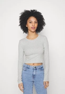 3 Pack - Long Sleeved Top - Black/White/Mottled Grey -Even&Odd 8af5983250b946a4b5d85c6d4640505f