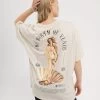 Liz Venus - Print T-Shirt - Beige