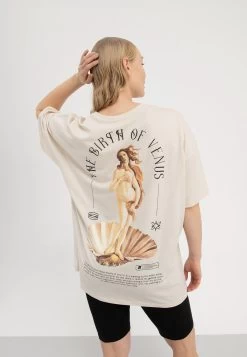 Liz Venus - Print T-Shirt - Beige