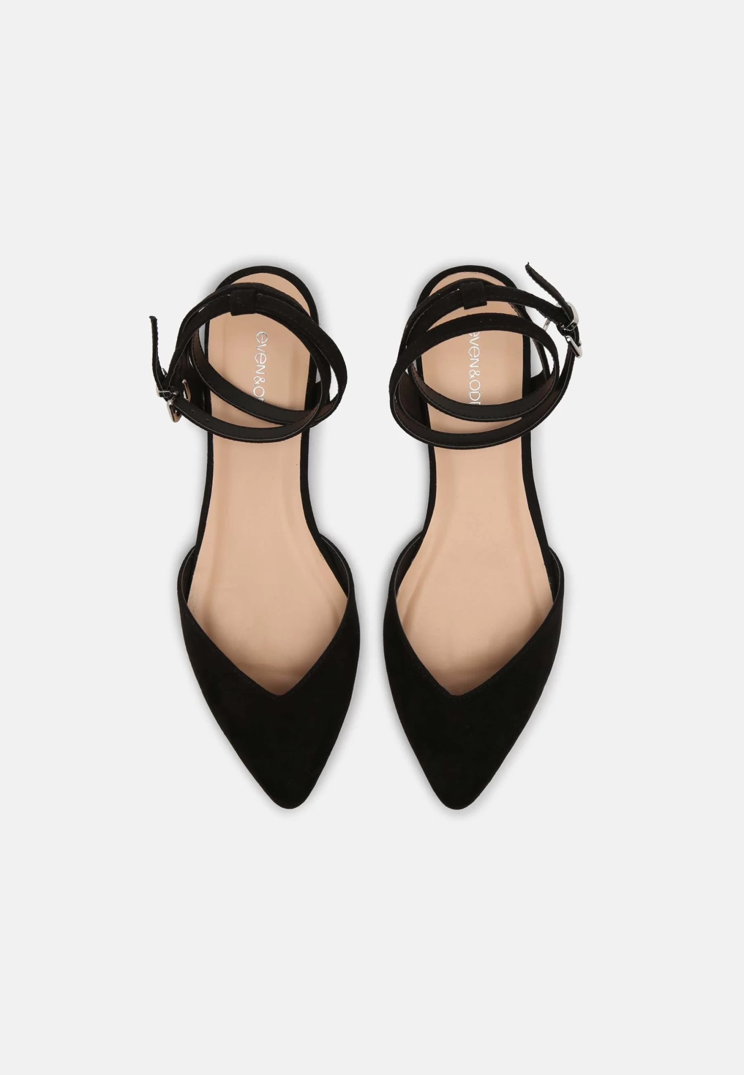 Even&Odd Slingback Ballet Pumps - Black 6 Even&Odd Slingback Ballet Pumps - Black - Image 6