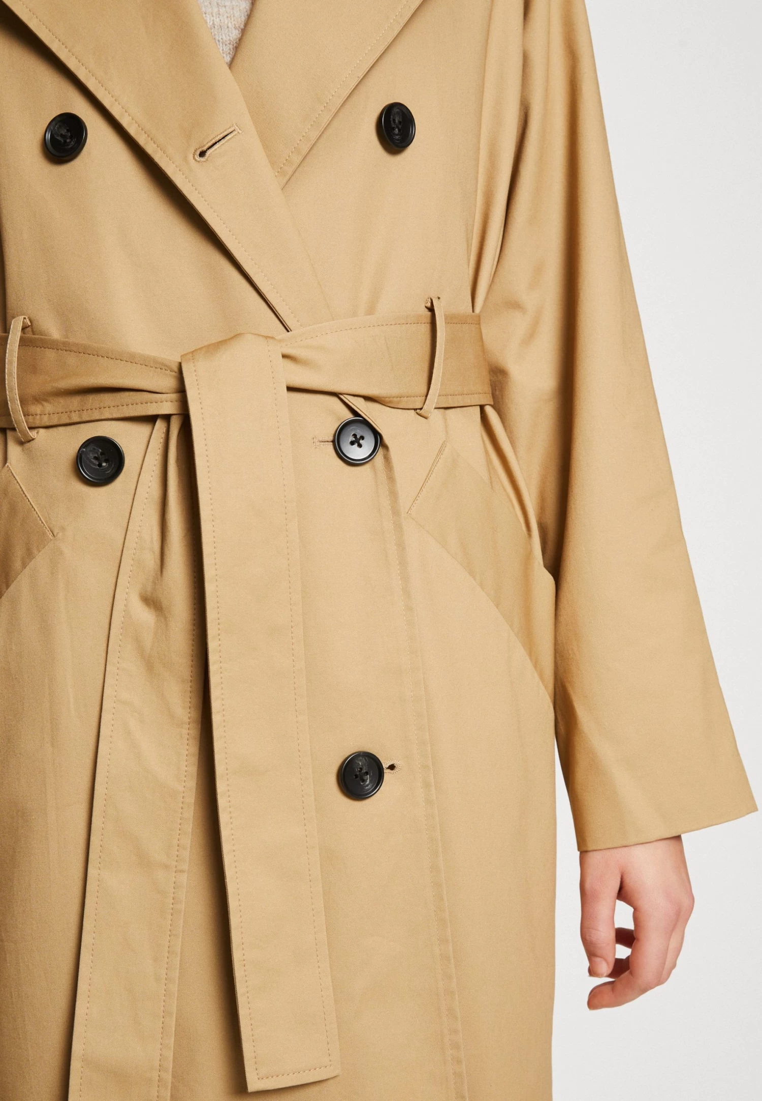 Even&Odd Trenchcoat - Beige 6 Even&Odd Trenchcoat - Beige - Image 6