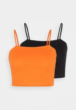 Even&Odd 2 Pack - Top - Black/Orange 12 Even&Odd 2 Pack - Top - Black/Orange -Even&Odd 90407c9bc79441e682490d1fb4c4c334