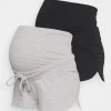 Shorts - Black - Mottled Grey