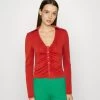 Even&Odd Button-Down Blouse - Red