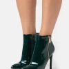 Even&Odd High Heeled Ankle Boots - Green