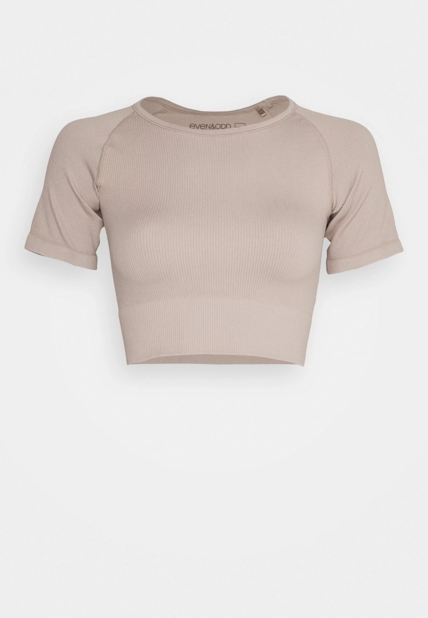Print T-Shirt - Taupe 5 Print T-Shirt - Taupe - Image 5