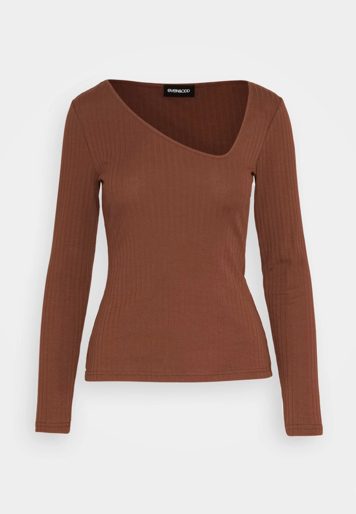 Even&Odd Long Sleeved Top - Dark Brown 5 Even&Odd Long Sleeved Top - Dark Brown - Image 5