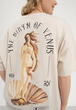Liz Venus - Print T-Shirt - Beige -Even&Odd 9c0d270e64584d568a92c411a6d9e484