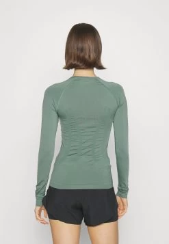 Long Sleeved Top - Dark Green -Even&Odd 9e1110d4c73349a8833fdd7085775b4b