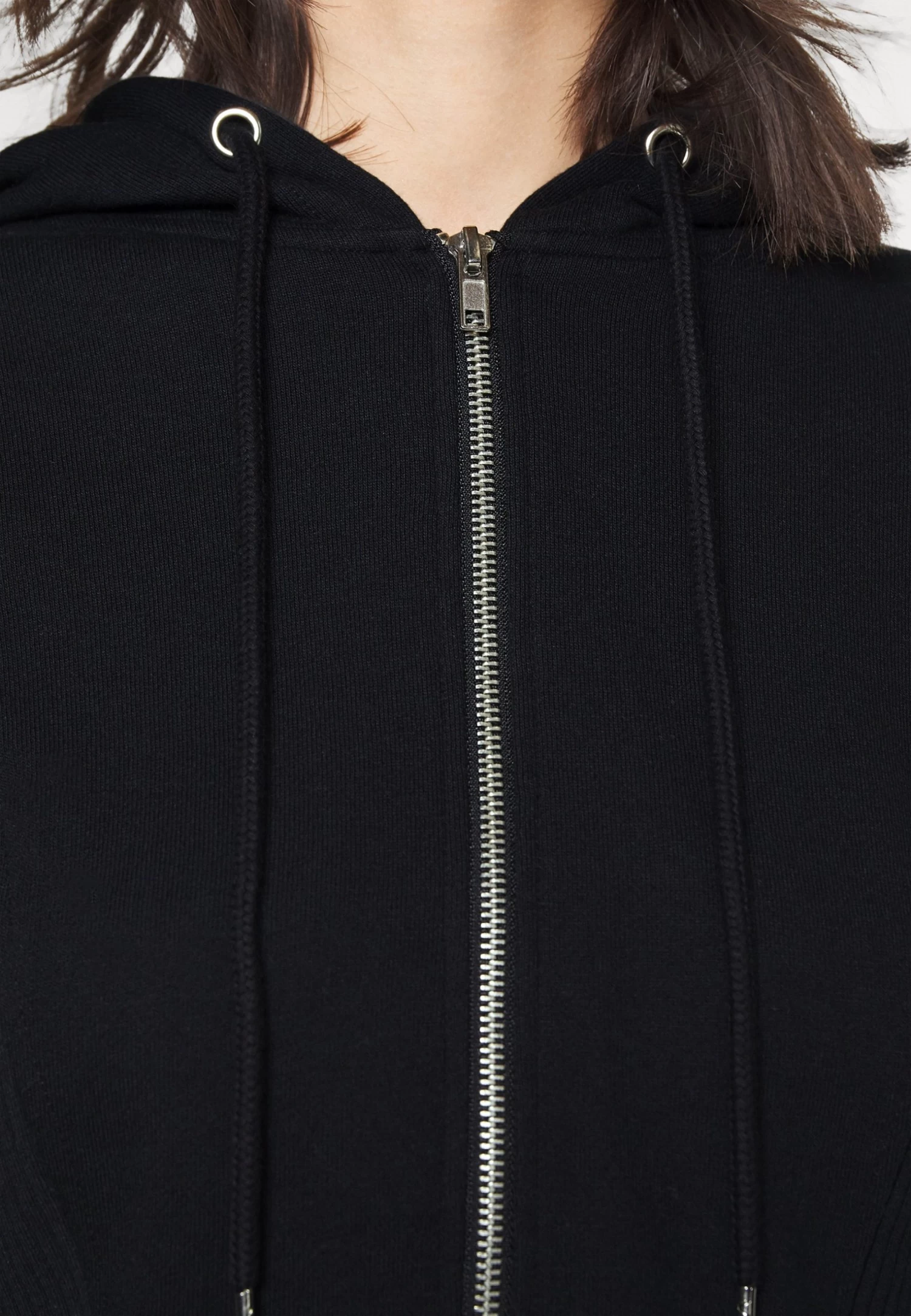 Even&Odd Zip-Up Sweatshirt - Black 7 Even&Odd Zip-Up Sweatshirt - Black - Image 7