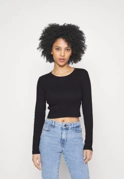 3 Pack - Long Sleeved Top - Black/White/Mottled Grey -Even&Odd a224e715711c46bbaec794144db6f46b