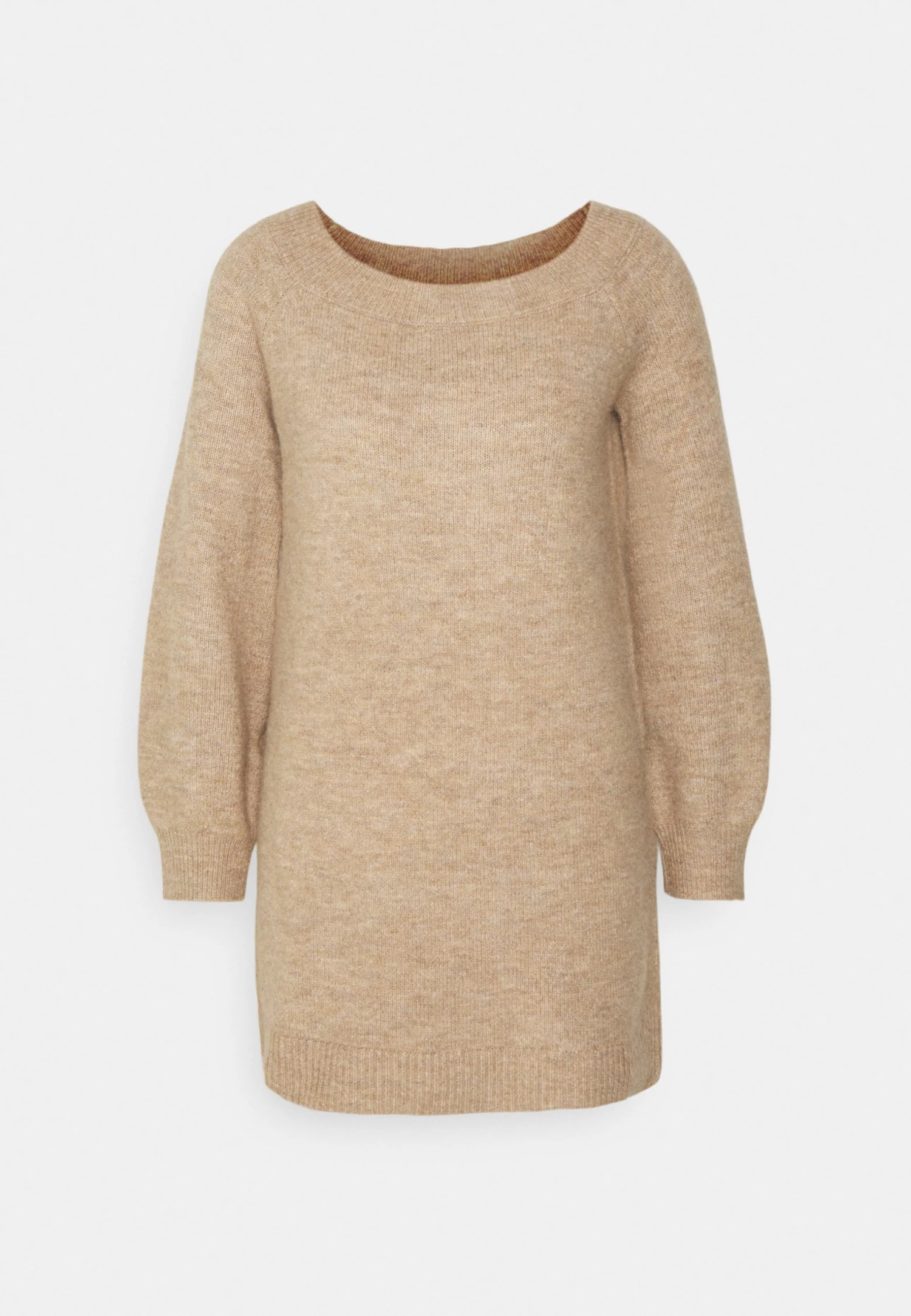 Even&Odd Schulterfrei Mini Strickkleid - Jumper Dress - Camel 4 Even&Odd Schulterfrei Mini Strickkleid - Jumper Dress - Camel - Image 4