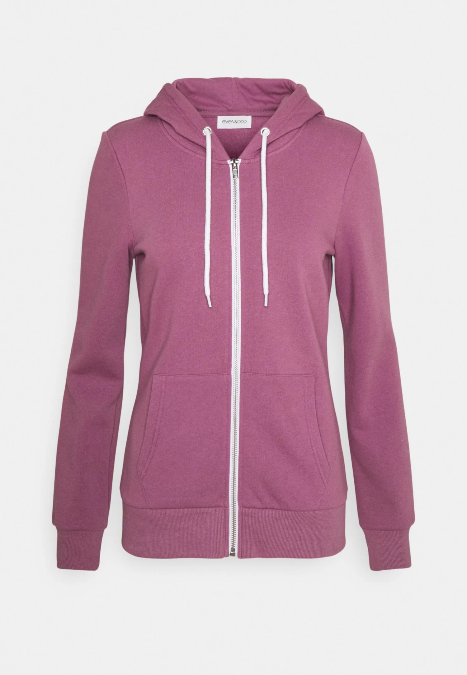 Even&Odd Zip-Up Sweatshirt - Purple 1 Even&Odd Zip-Up Sweatshirt - Purple