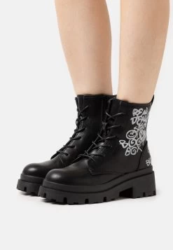 Even&Odd Platform Ankle Boots - Black