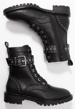 Even&Odd Lace-Up Ankle Boots - Lace-Up Ankle Boots -Even&Odd af1359b0f7604e4b8431fcb2a323d253