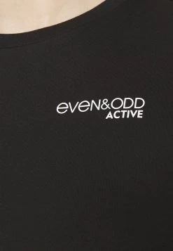 Basic T-Shirt - Black -Even&Odd b0f892c91f20450c9886c4236ceadc9c