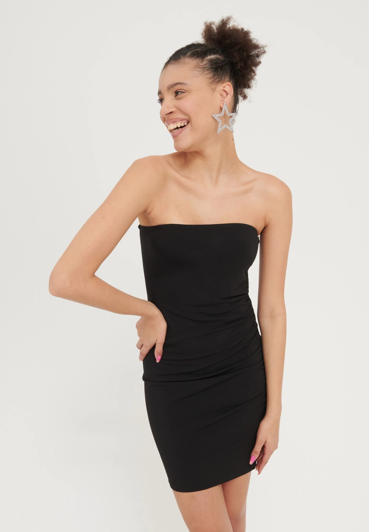 Even&Odd Cocktail Dress / Party Dress - Black 2 Even&Odd Cocktail Dress / Party Dress - Black - Image 2