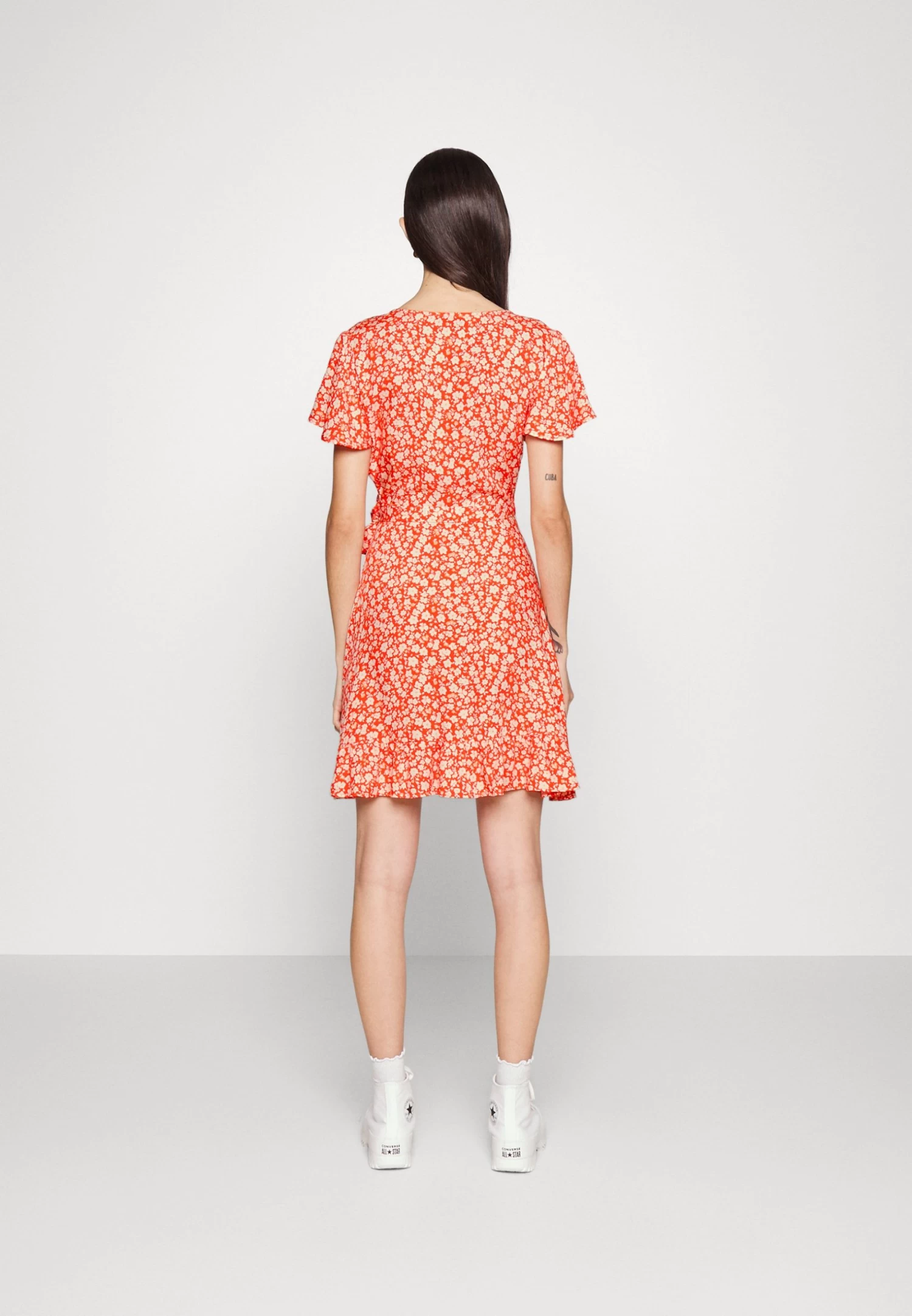 Even&Odd Day Dress - Red/White 4 Even&Odd Day Dress - Red/White - Image 4