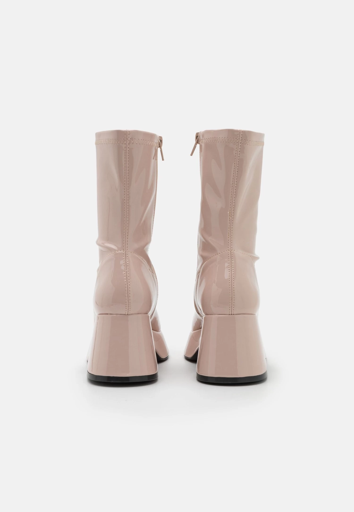 Even&Odd Platform Ankle Boots - Beige 4 Even&Odd Platform Ankle Boots - Beige - Image 4