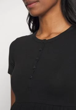 Basic T-Shirt - Black -Even&Odd b79ea482b3714f8d94161d7f3db272ab