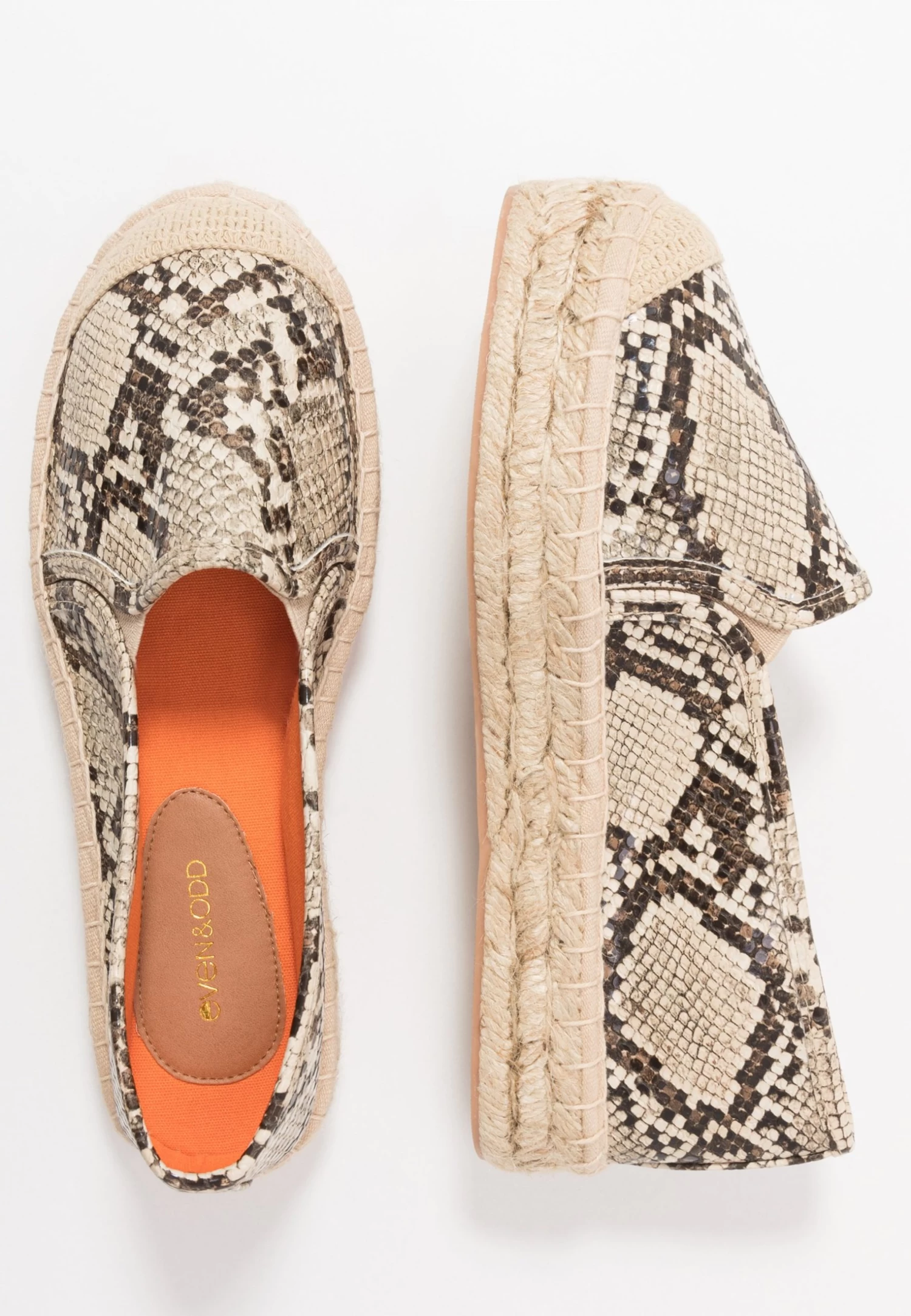 Even&Odd Espadrilles - Beige/Brown 4 Even&Odd Espadrilles - Beige/Brown - Image 4