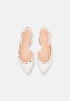 Even&Odd Slingback Ballet Pumps - White -Even&Odd bb07c986a5984b59a12afcc6b78dc620