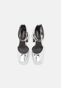 Even&Odd Platform Heels - Silver-Coloured -Even&Odd bd395432cc8b477783d12c106a9c4037