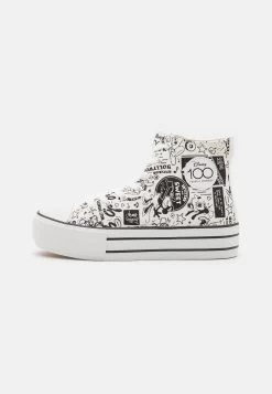 Even&Odd Disney D100 - High-Top Trainers - Black/White