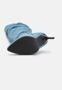 Even&Odd High Heeled Boots - Blue Denim -Even&Odd c1a7a14656d24639a251f6a6cd32ca5b