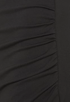 Even&Odd Asymetric Overlap Wrap Mini High Waisted Skirt - Pencil Skirt - Black -Even&Odd c3b00d1f7c3a4fba9fec299d9899a164