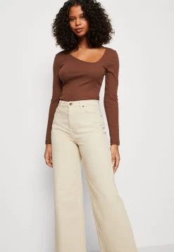 Even&Odd Long Sleeved Top - Dark Brown 9 Even&Odd Long Sleeved Top - Dark Brown -Even&Odd c628abca90b94de2ac675f942c616223