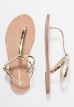 Even&Odd T-Bar Sandals - Gold -Even&Odd c6c64ff273f04aaf929560e0564bc972