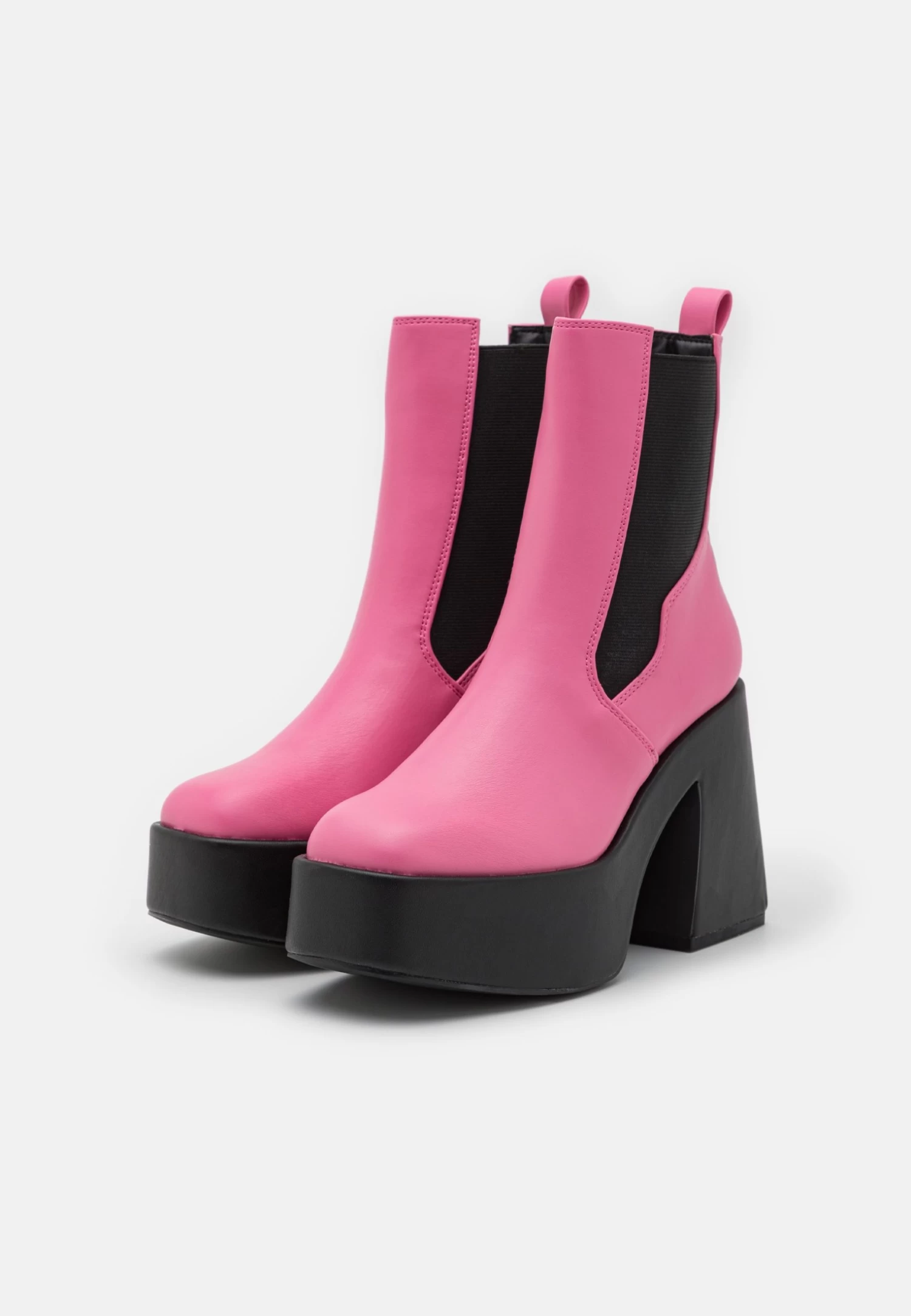 Even&Odd High Heeled Ankle Boots - Pink 3 Even&Odd High Heeled Ankle Boots - Pink - Image 3