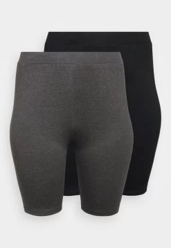 2 Pack- Shorts -Black/Mottled Dark Grey 10 2 Pack- Shorts -Black/Mottled Dark Grey -Even&Odd cbea1d46ad6f4364a0aad79bca97105d