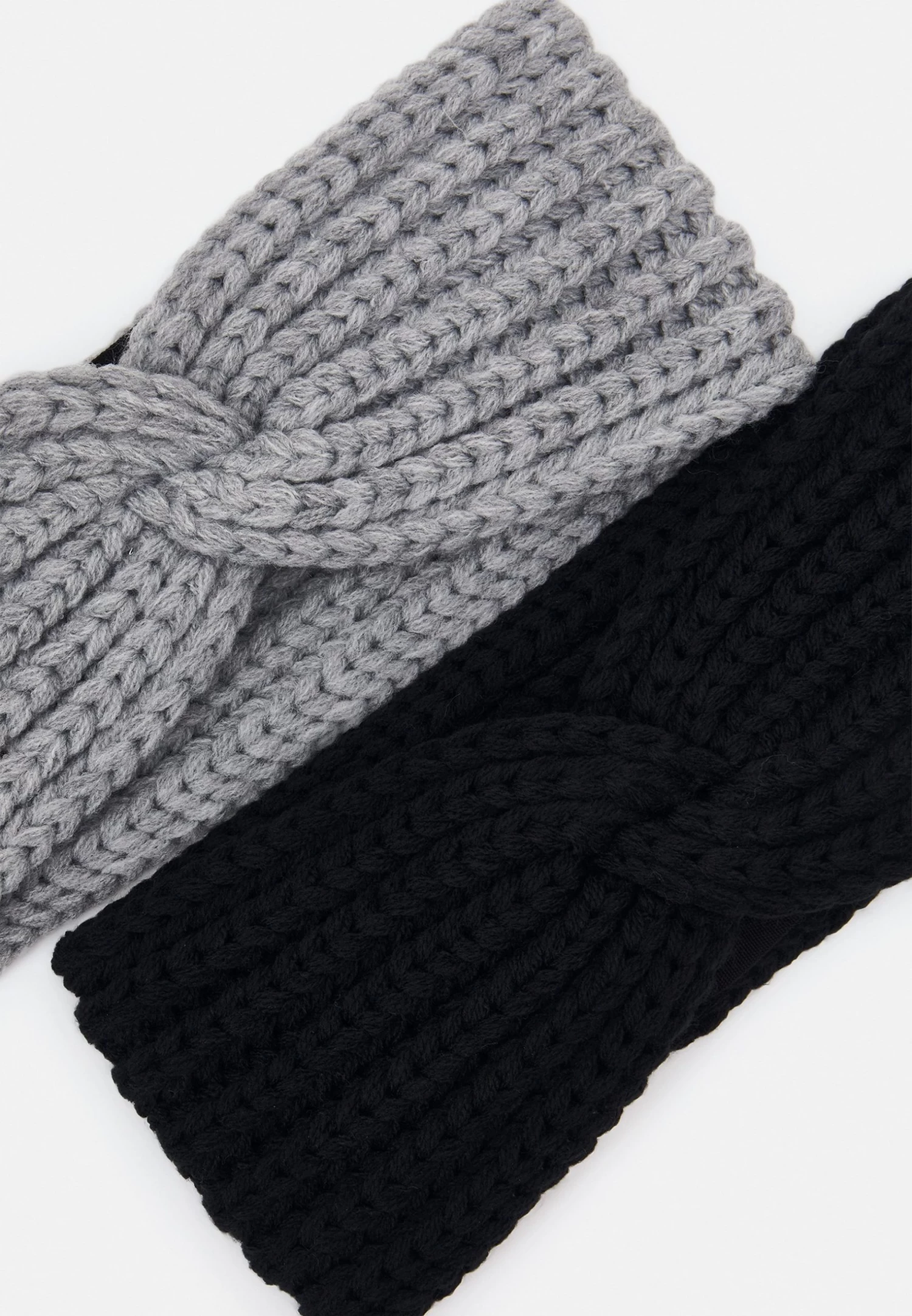 Even&Odd 2 Pack - Ear Warmers - Grey/Black 3 Even&Odd 2 Pack - Ear Warmers - Grey/Black - Image 3