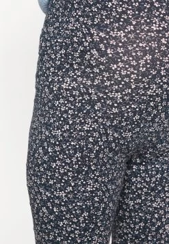 Printed 2 Pack - Leggings - Trousers - Black/ Dark Blue -Even&Odd cf34e4869e464beeba8662e842319197