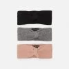 Even&Odd 3 Pack - Beanie - Black/Grey/Light Pink