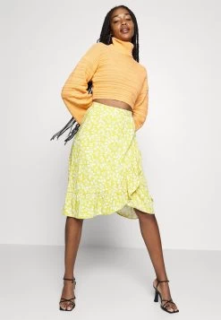 Even&Odd A-Line Skirt - Light Green/White -Even&Odd d358053c95f44d3a941f5fcb0a525b1c