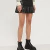 Even&Odd Leather Skirt - Black