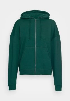 Even&Odd Zip-Up Sweatshirt - Dark Green -Even&Odd df26919868724f59bbf3cf372821cfbb