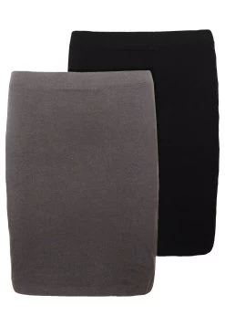 Even&Odd 2 Pack - Mini Skirt - Grey/Black