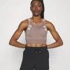 Medium Support Sports Bra - Taupe