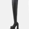 Over-The-Knee Boots - Black