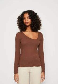 Even&Odd Long Sleeved Top - Dark Brown
